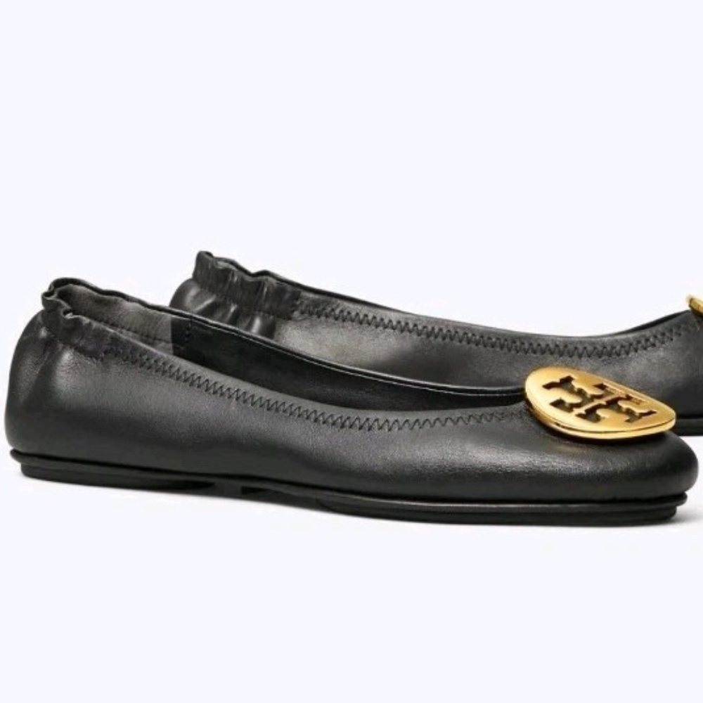 Tory Burch Minnie Ballet Flats Navy NEW size 9